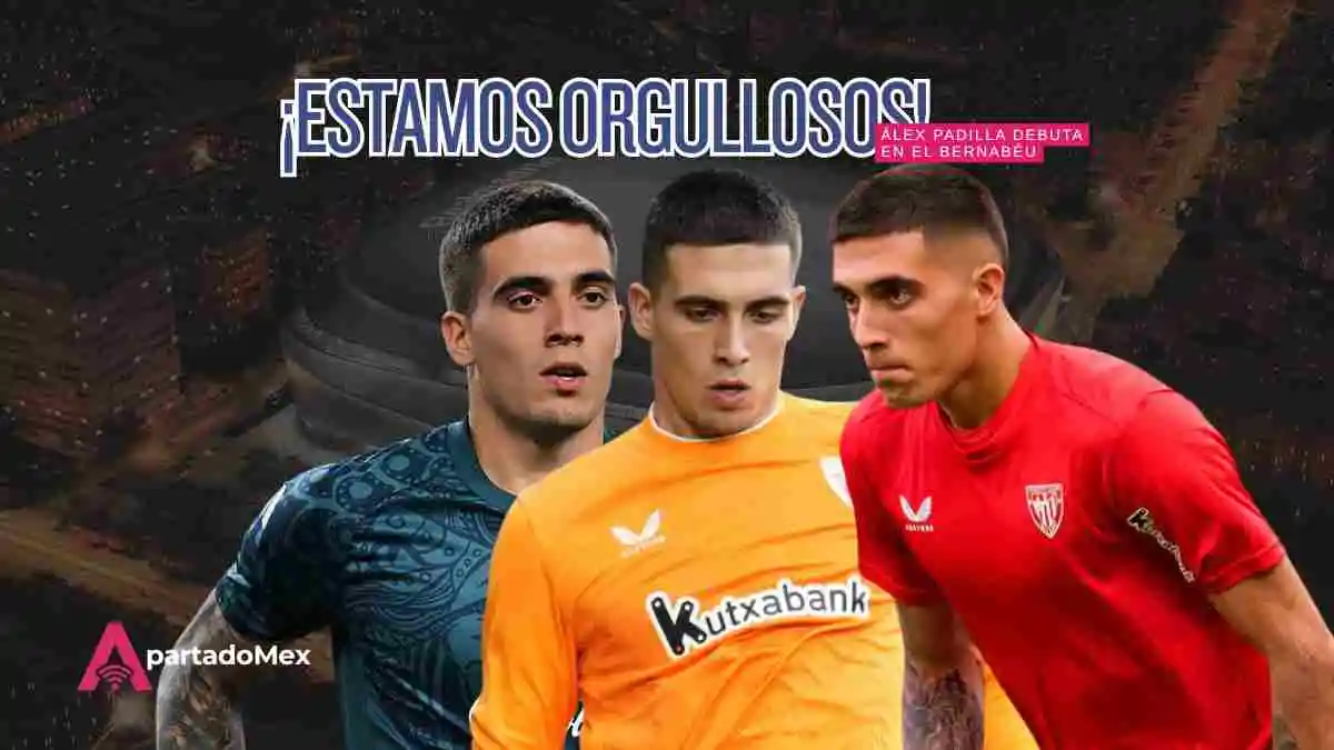 Álex Padilla debutó en el Santiago Bernabéu