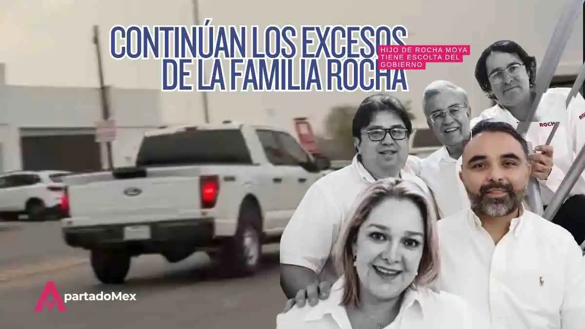 Hijo de Rocha Moya tiene escolta del gobierno de Sinaloa