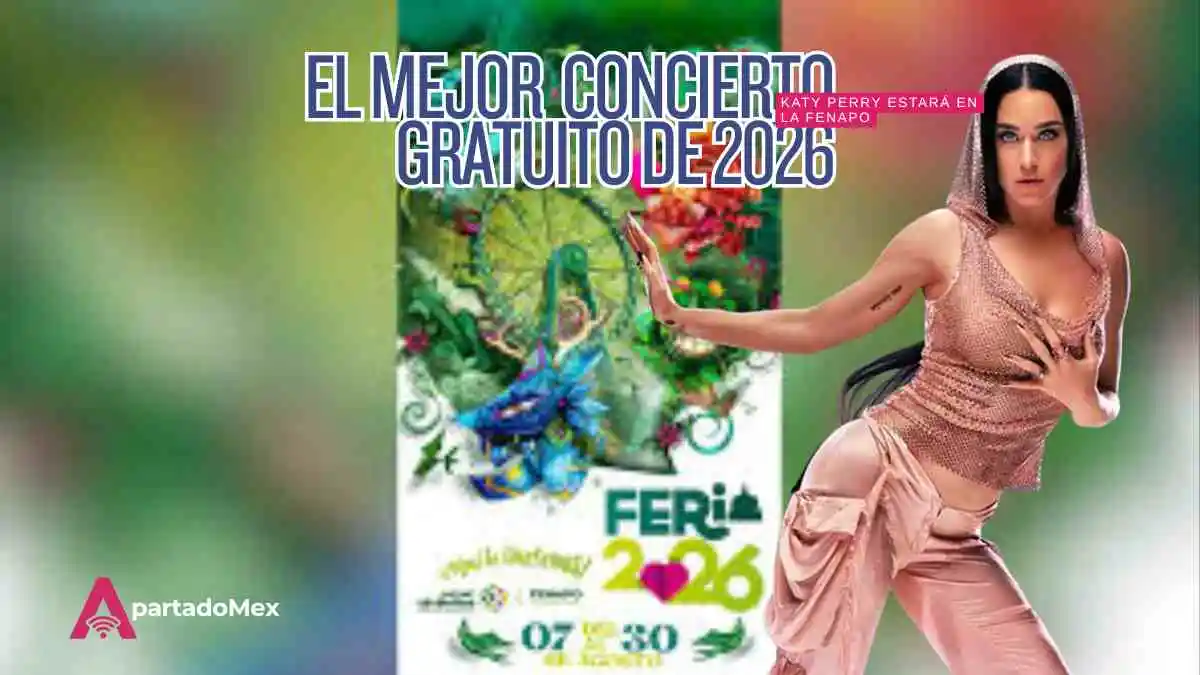 Katy Perry estará en la FENAPO 2026