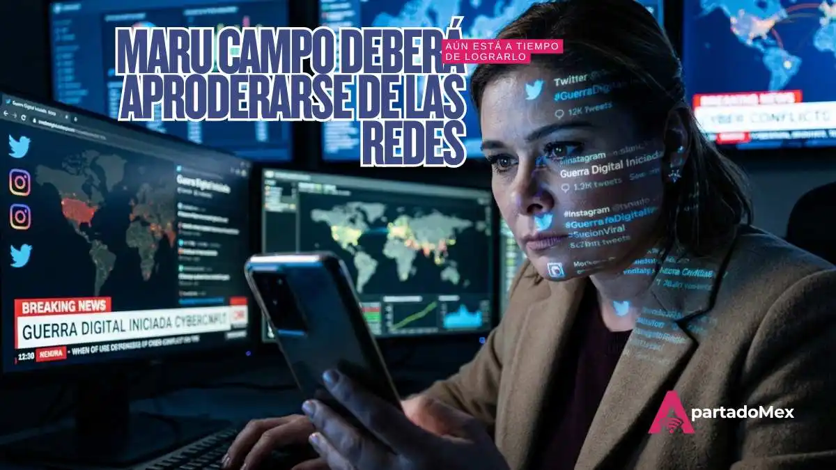 El desafuero de Maru Campos será una guerra digital
