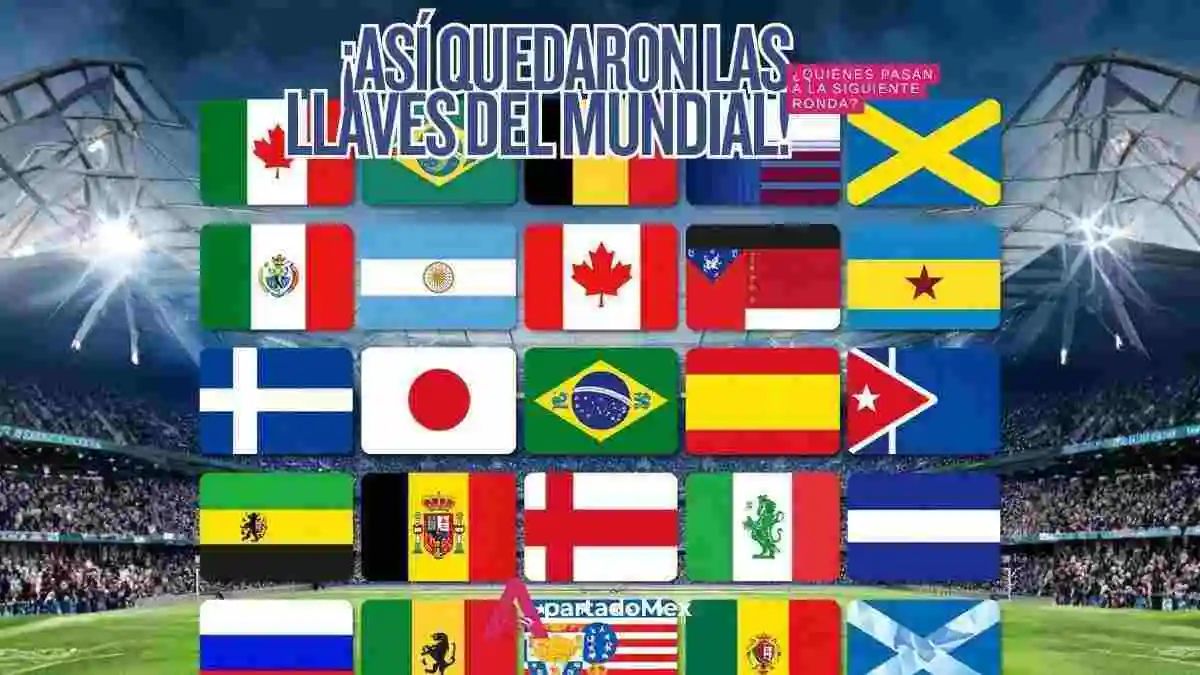 Cuadro de partidos: confirmados los equipos que pasan a 16vos de final