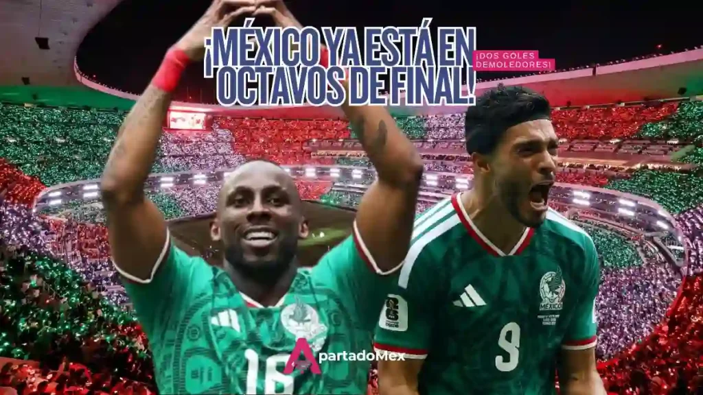 México en 8vos: Demoledor el triunfo 2-0 ante Ecuador