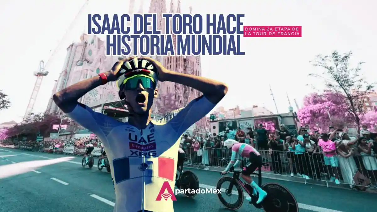 ¡Isaac del Toro gana la segunda etapa del Tour de Francia!