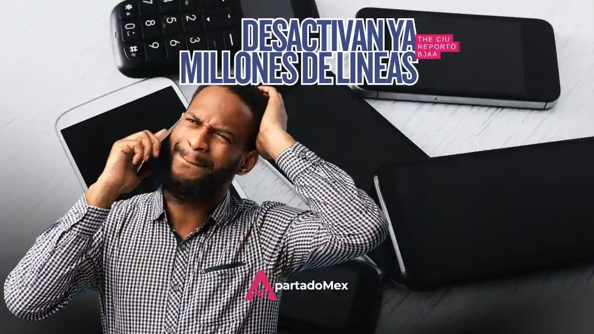 Telefonía móvil en México: confirman baja de 4.9 millones de líneas hoy
