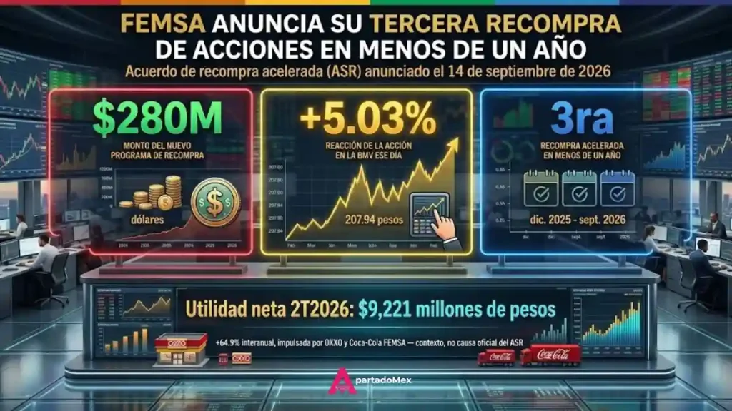 Acuerdo de recompra acelerada (ASR) de FEMSA