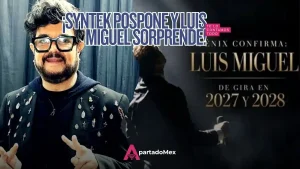 Aleks Syntek pospone show mientras Luis Miguel anuncia gira