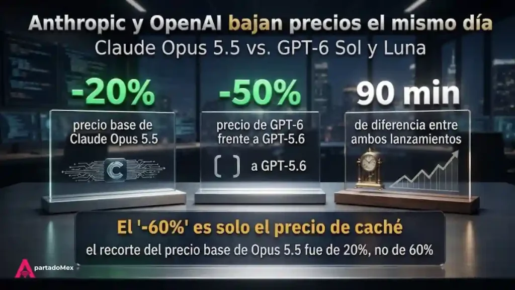 Anthropic y OpenAI bajan precios el mismo día