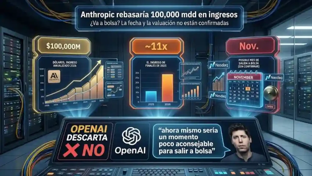 Antrhopic rebasaría 100,000 mdd en ingresos