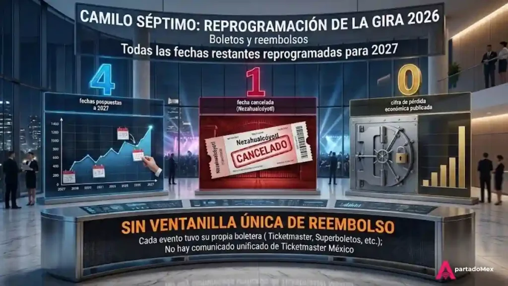 Camilo Séptimo Reprogramación de la Gira 2026