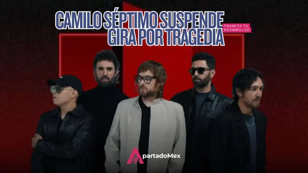 Camilo Séptimo pospone toda su gira 2026: tramita tu reembolso