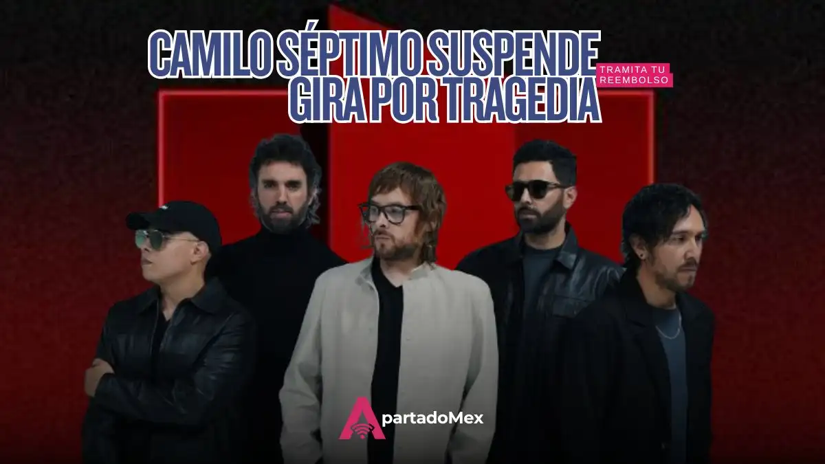 Camilo Séptimo pospone toda su gira 2026: tramita tu reembolso