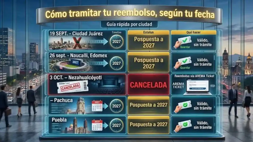 Cómo tramitar tu reembolso, según tu fecha