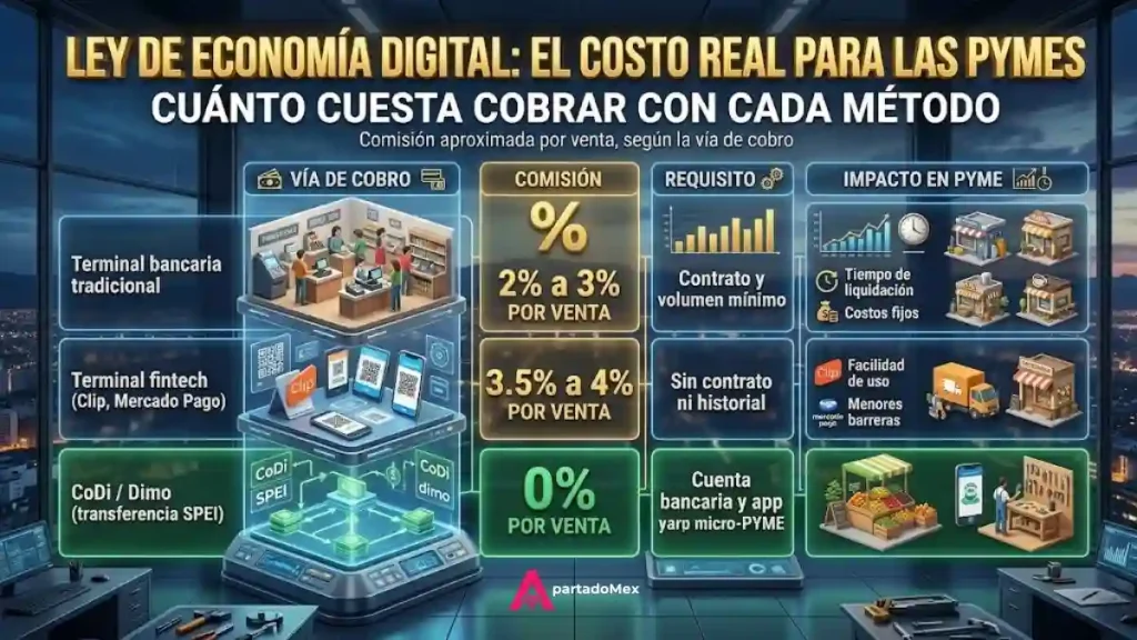 Cuánto cuesta cobrar con cada método