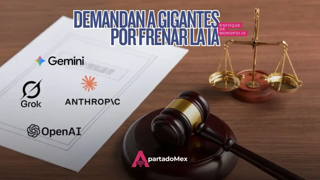 Demandan a Anthropic, OpenAI, Google y xAI por pacto de IA