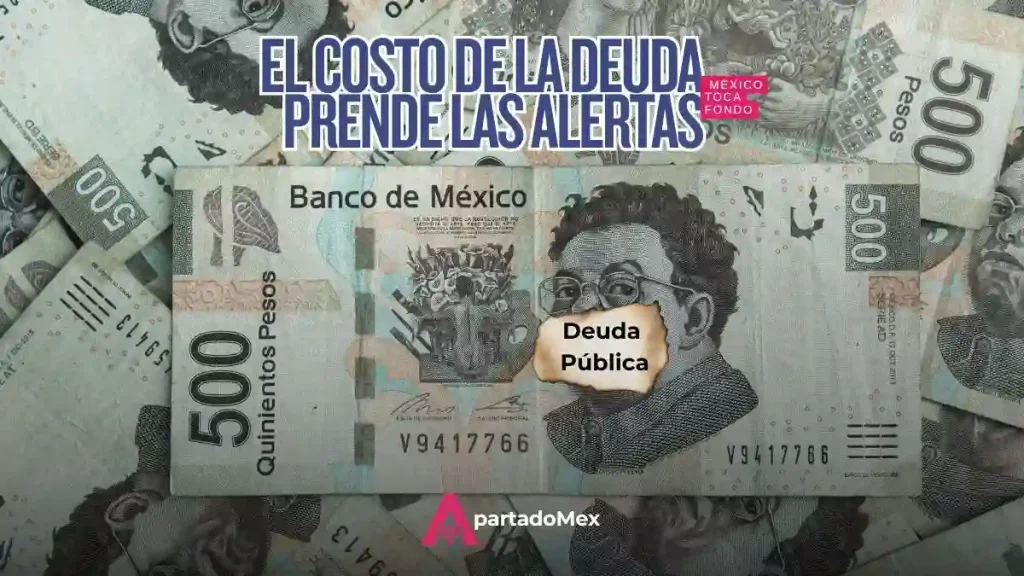 El costo de la deuda pública de México en 2027 será el más alto desde 1990