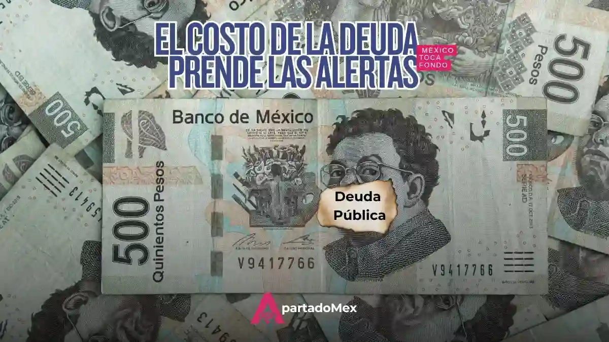 El costo de la deuda pública de México en 2027 será el más alto desde 1990