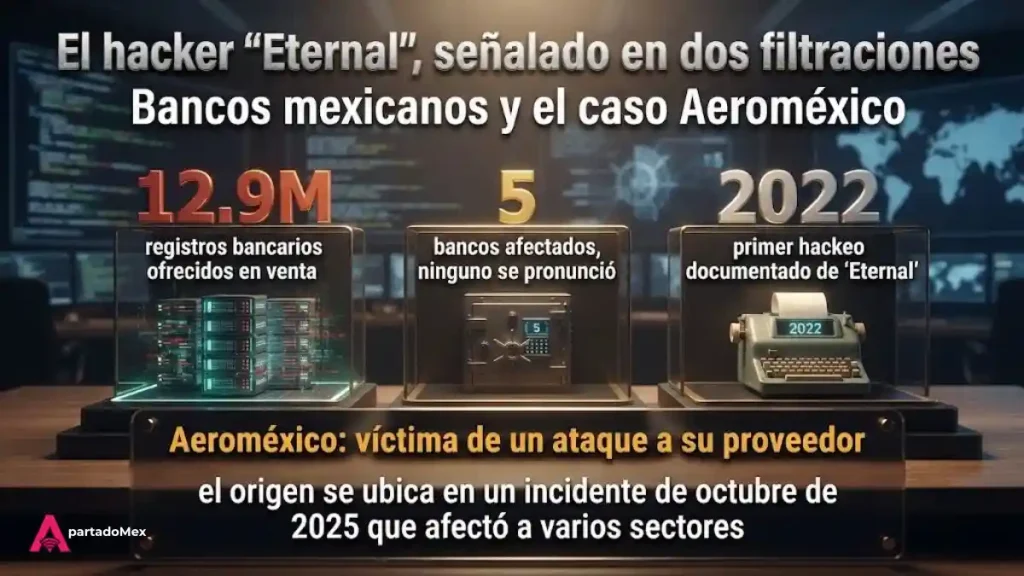 El hacker Eternal, señalado en dos filtraciones