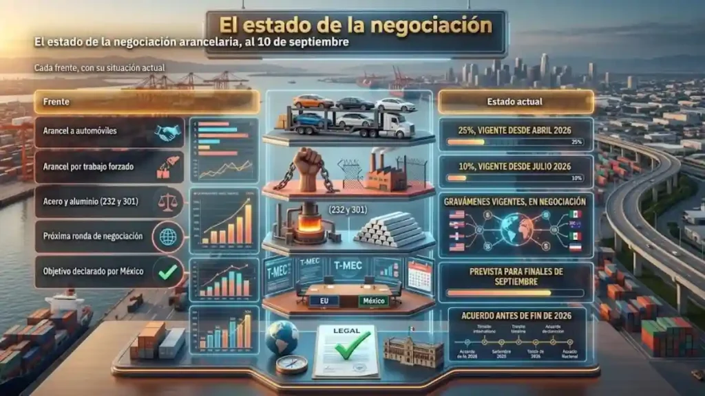 Estado de la negociación arancelaria