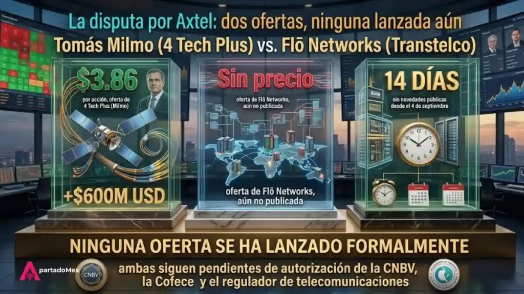 La disputa por Axtel dos ofertas, ninguna concreta