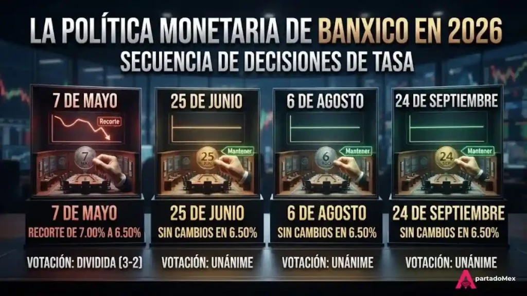 La política monetaria de Banxico en 2026