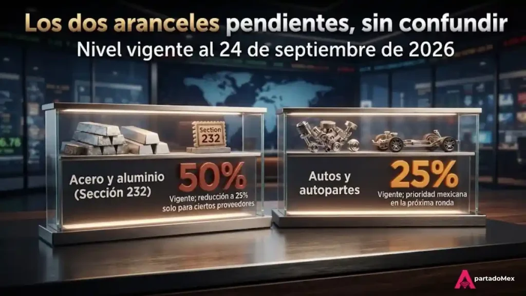 Los dos aranceles pendientes, sin confundir