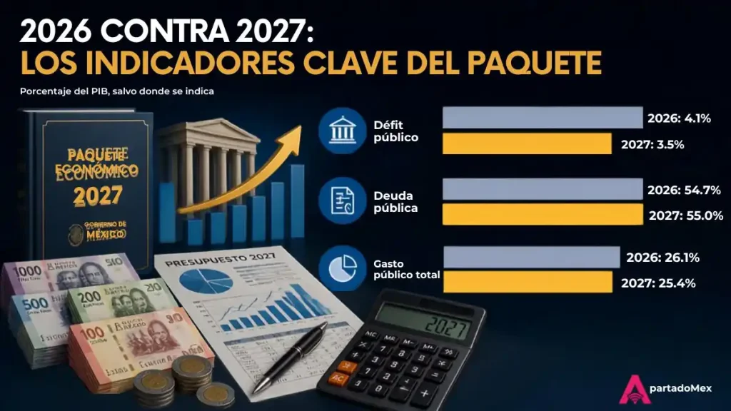 Los indicadores clave del Paquete Económico 2027