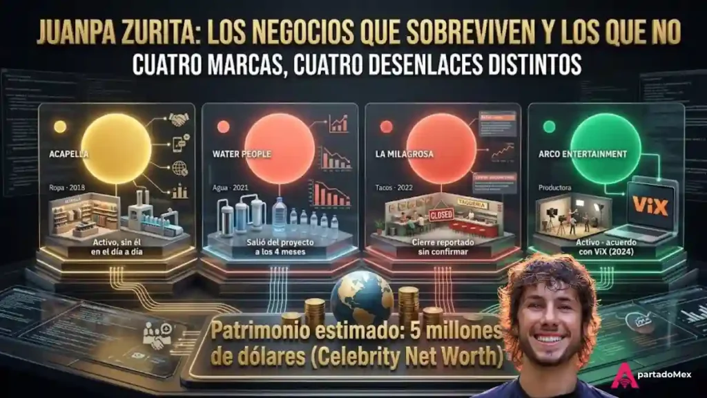 Los negocios de Juanpa Zurita