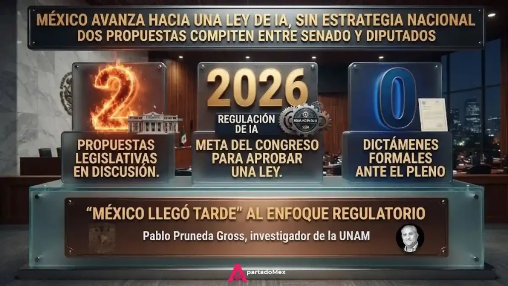 México avanza hacia una Ley de IA, sin Estrategia Nacional
