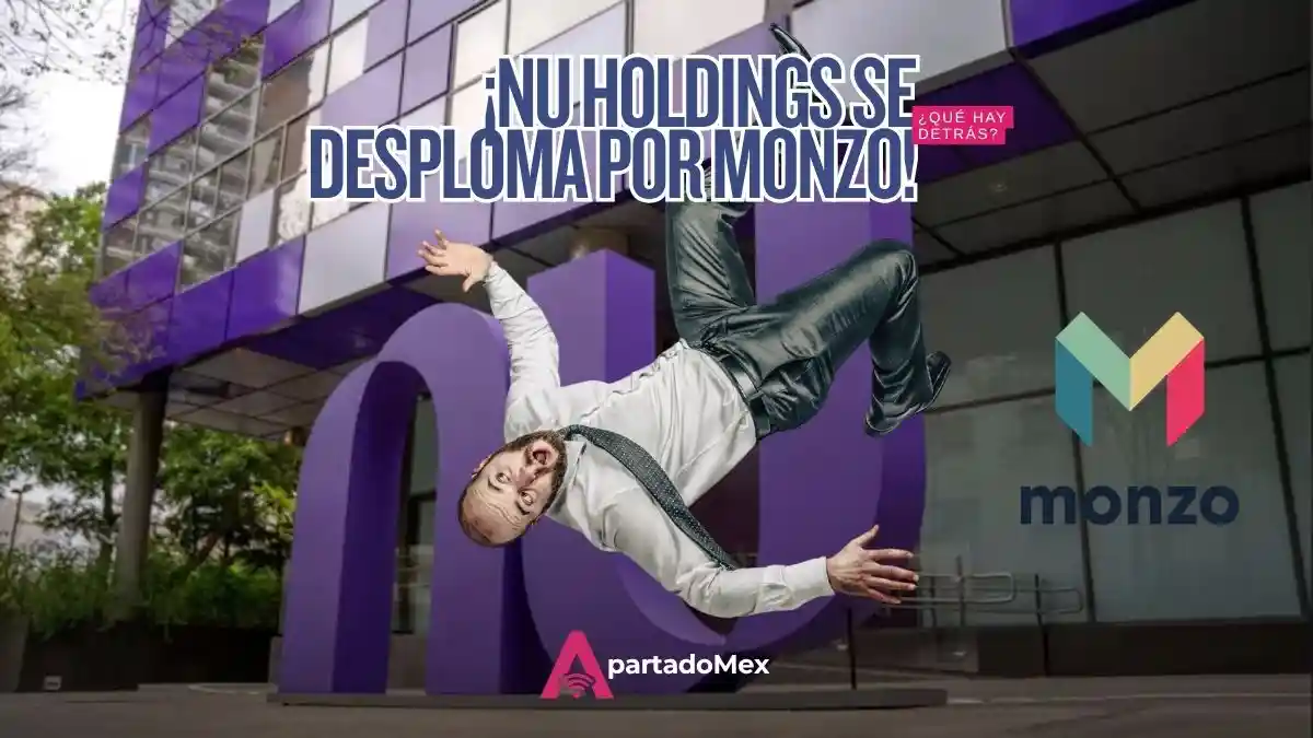 Nu Holdings se desploma en bolsa por rumores sobre Monzo