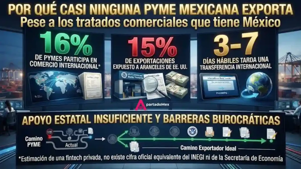 Por qué casi ninguna PYME mexicana exporta