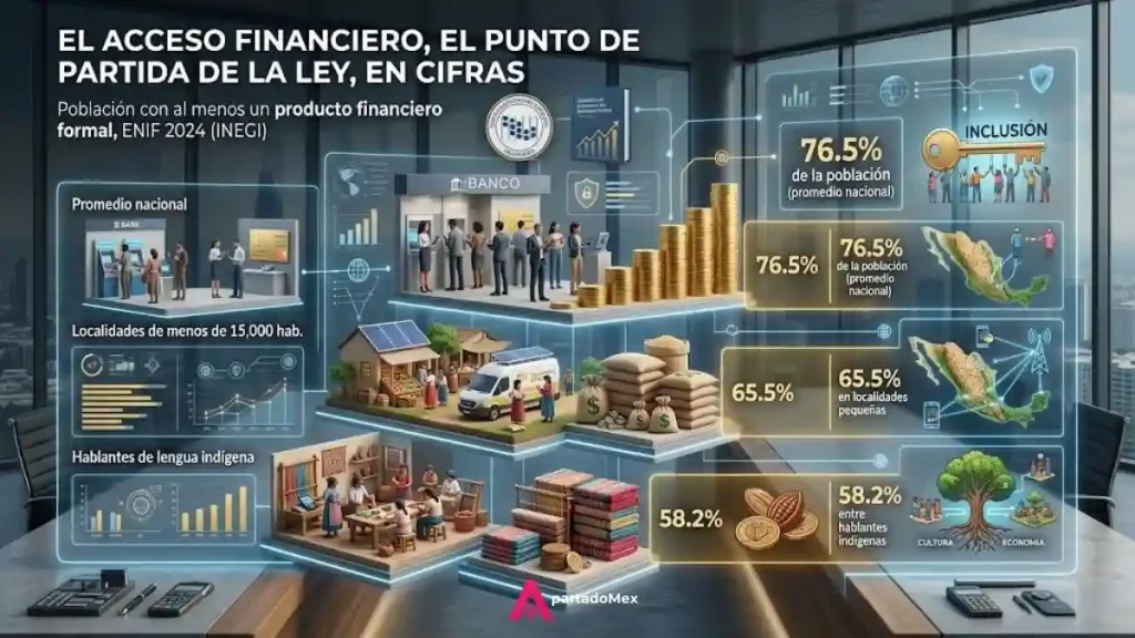 Productos financieros formales de los mexicanos