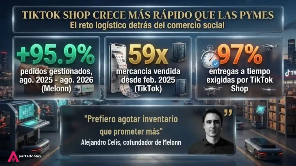 TikTok Shop crece más rápido que las Pymes