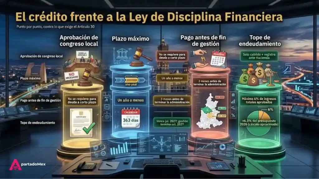 ¿Qué dice la Ley de Disciplina Financiera sobre los préstamos?