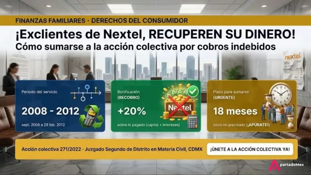 Acción colectiva 271/2022 contra Nextel