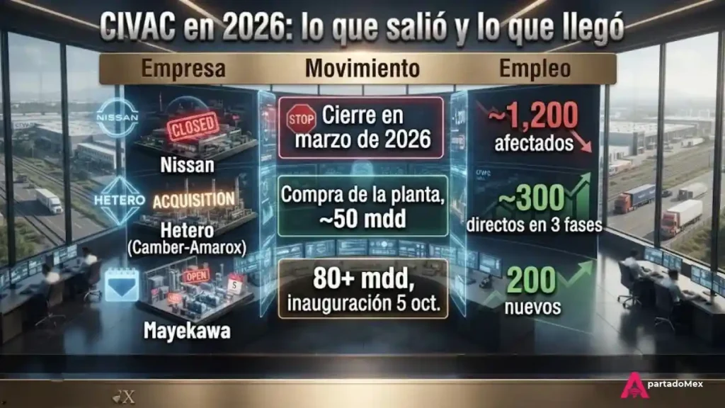 CIVAC en 2026: lo que salió y lo que llegó