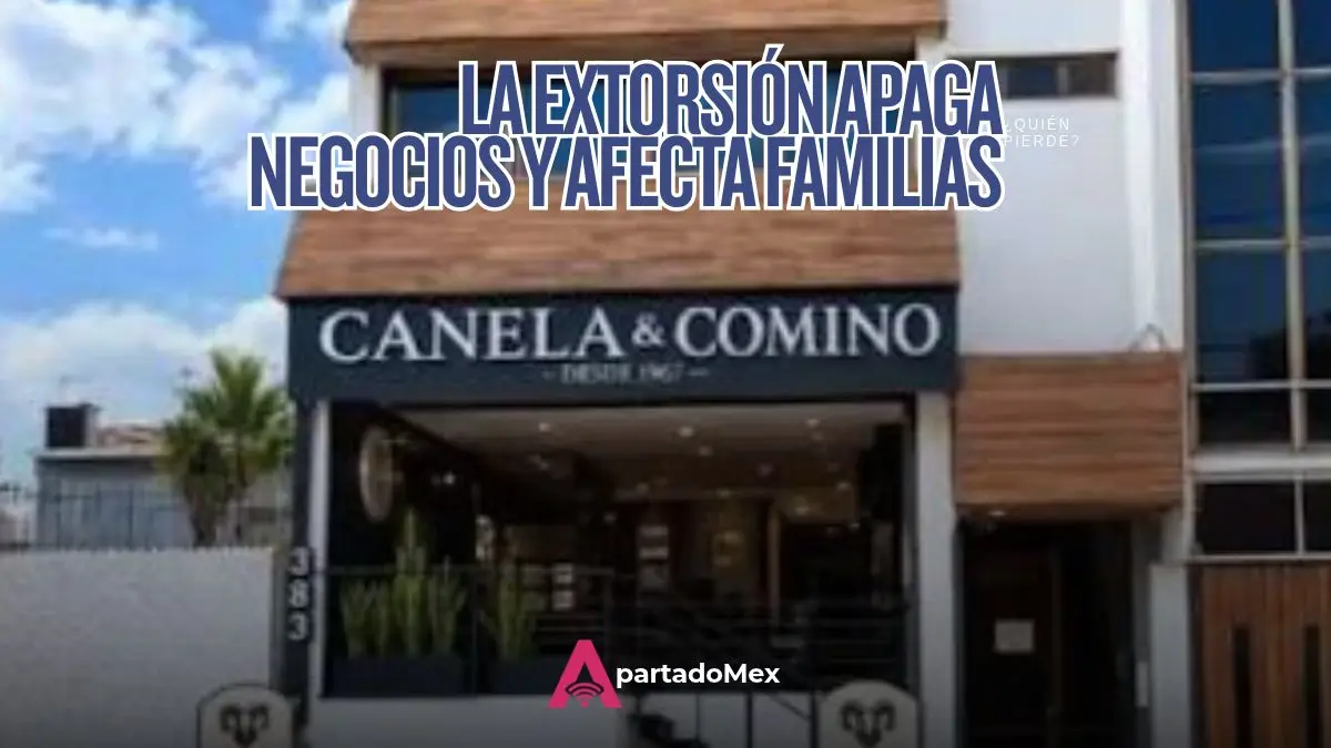 Canela & Comino: lo que la extorsión rompe al cerrar un negocio