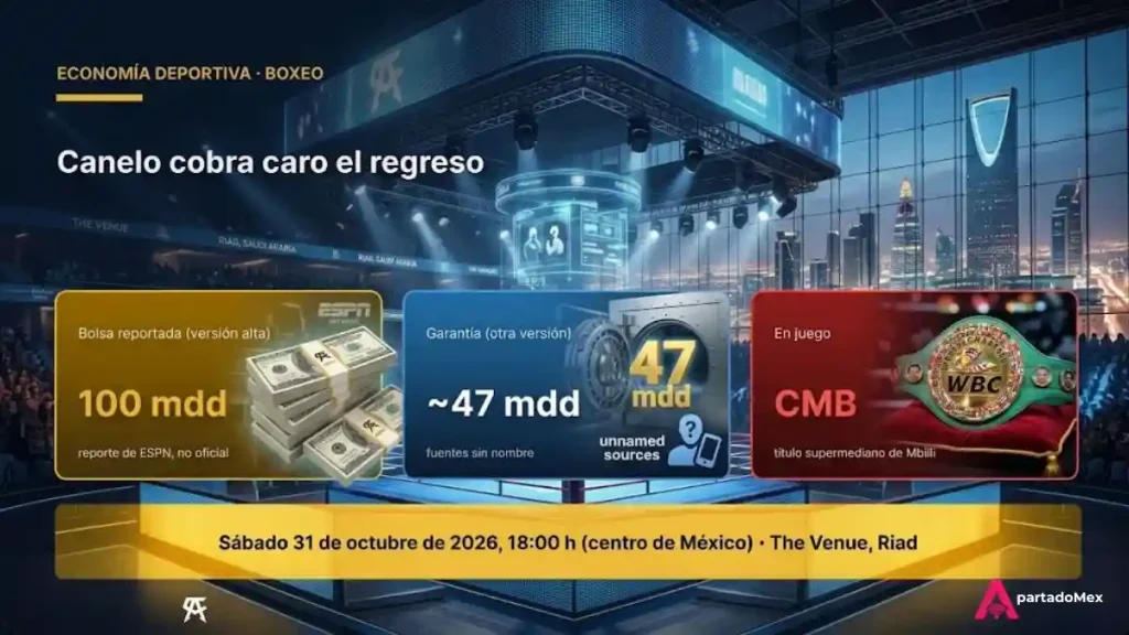 Canelo cobra caro el regreso
