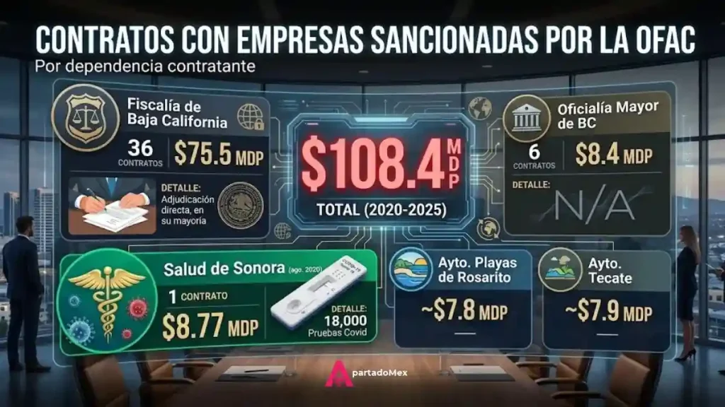 Contratos con empresas sancionadas por la OFAC