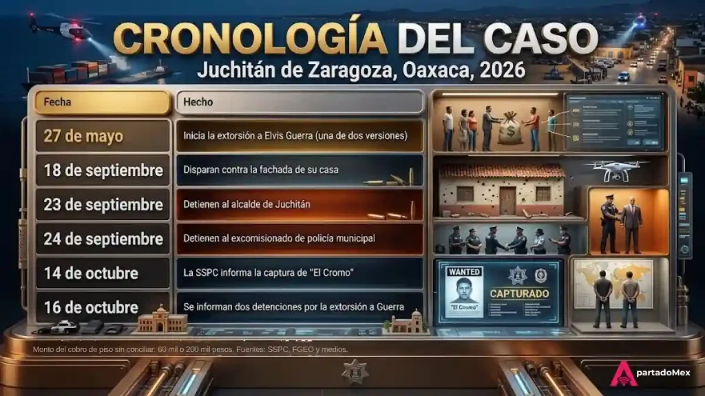 Cronología del caso de los Cromos