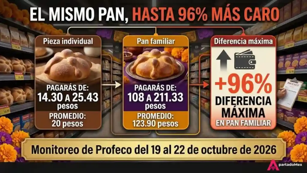 El mismo pan, hasta 96% más caro