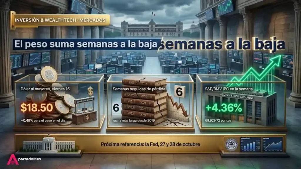 El peso suma semanas a la baja,