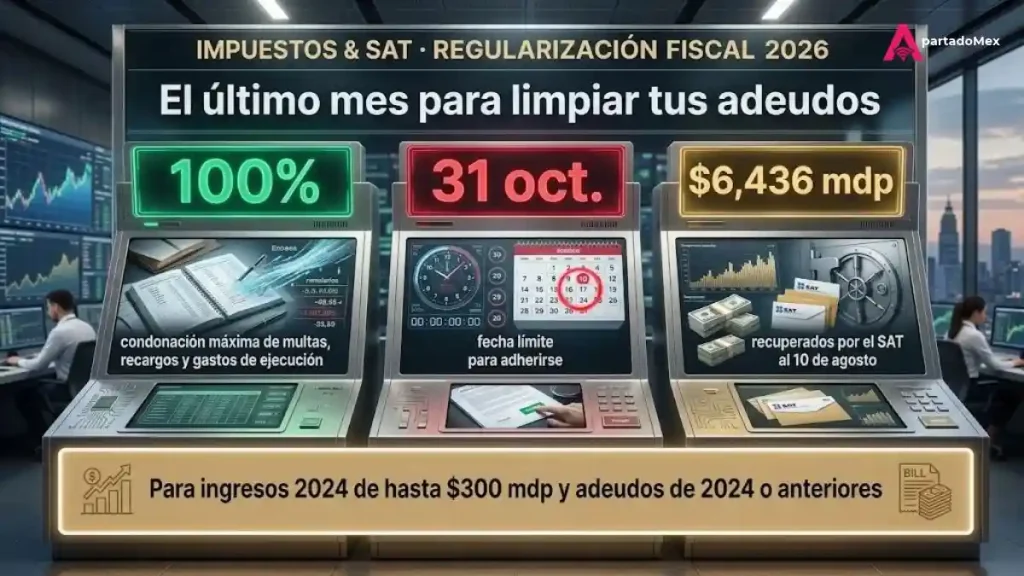 El último mes para limpiar tus adeudos