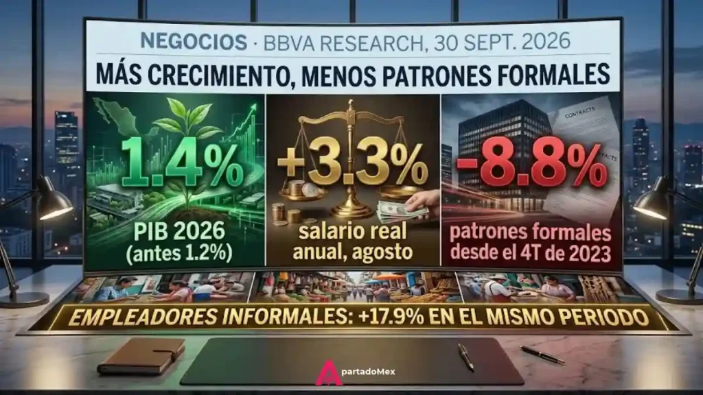 Empleadores informales: +17.9% en el mismo periodo