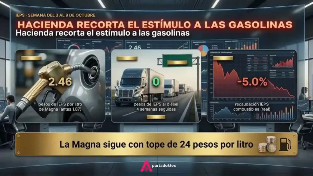 Hacienda recorta el estímulo a las gasolinas
