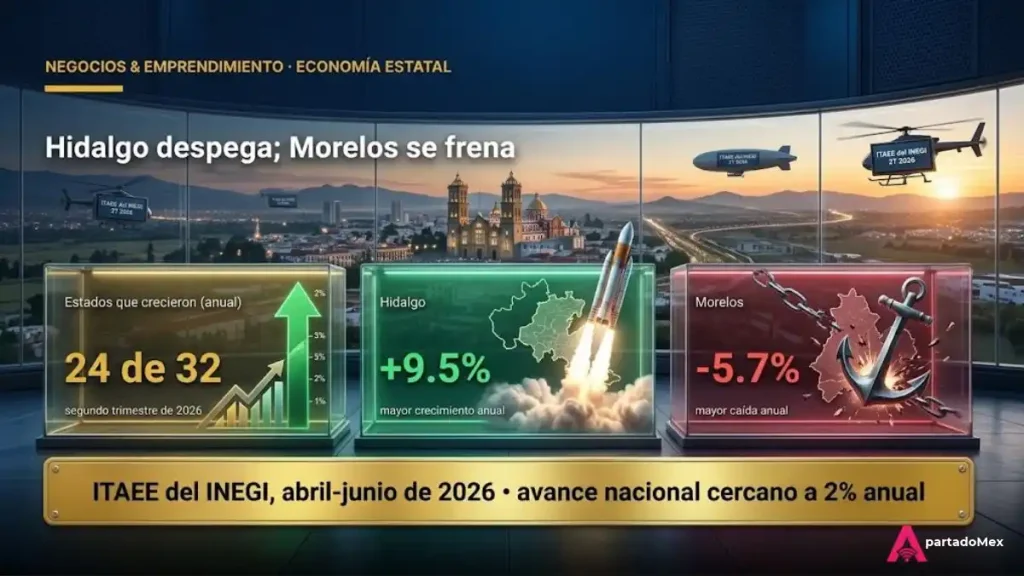 Hidalgo despega y Morelos se frena