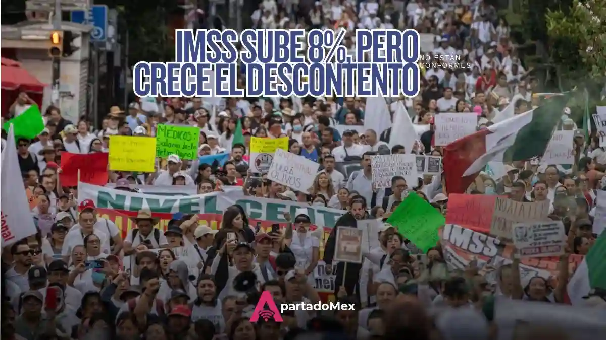 IMSS sube a 8%, pero no a todos convence