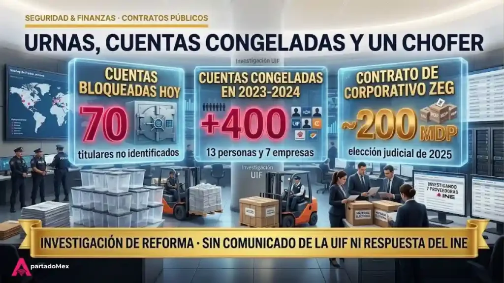 Investigación de Reforma, sin comunicado de la UIF ni respuesta del INE