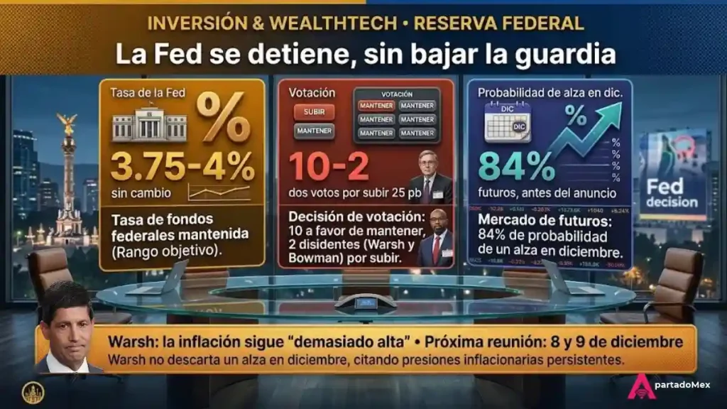 La Fed se detiene, sin bajar la guardia