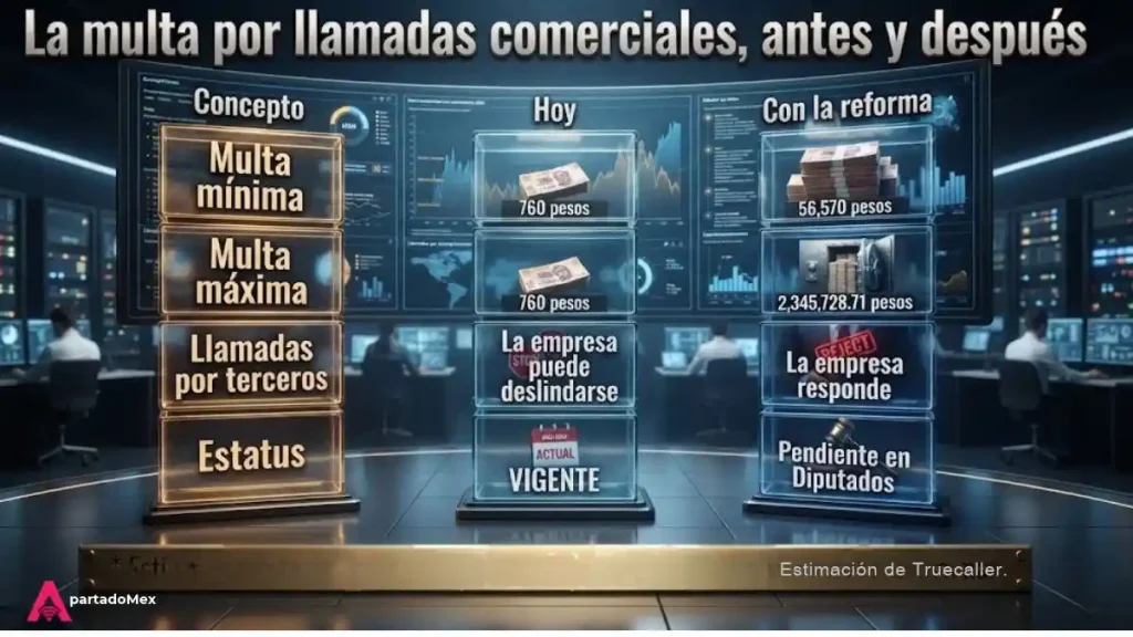 La multa por llamadas comerciales, antes y después