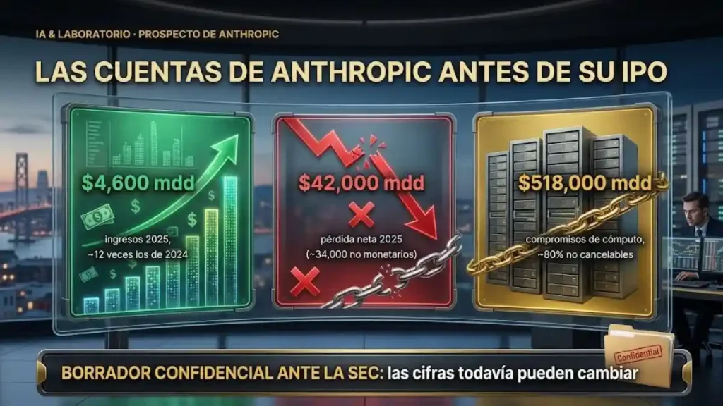 Las cuentas de Anthropic antes de su IPO